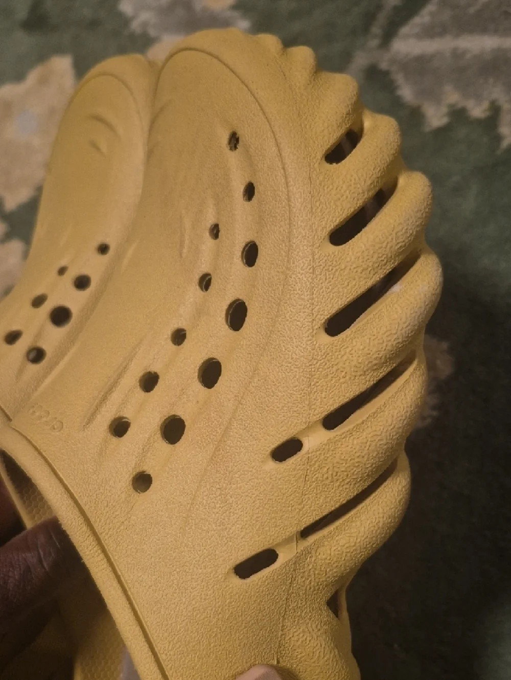 CROCS Kids' Yellow Classic Sandal-Clogs